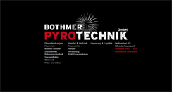 Desktop Screenshot of bothmer-pyrotechnik.com